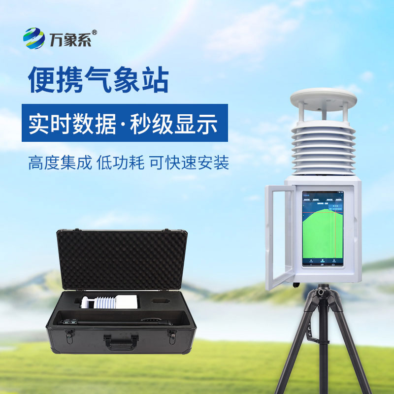 六要素便攜式氣象站